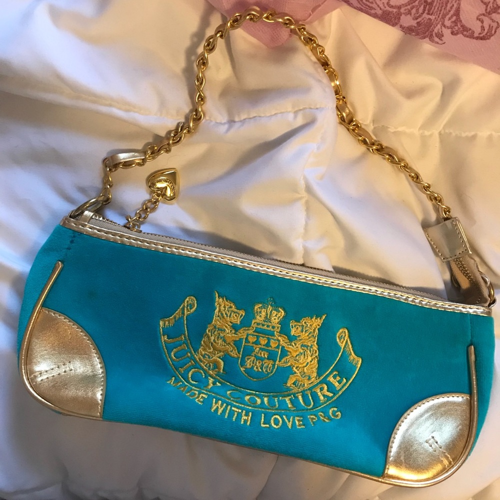 Blue and Gold Juicy Couture Bag